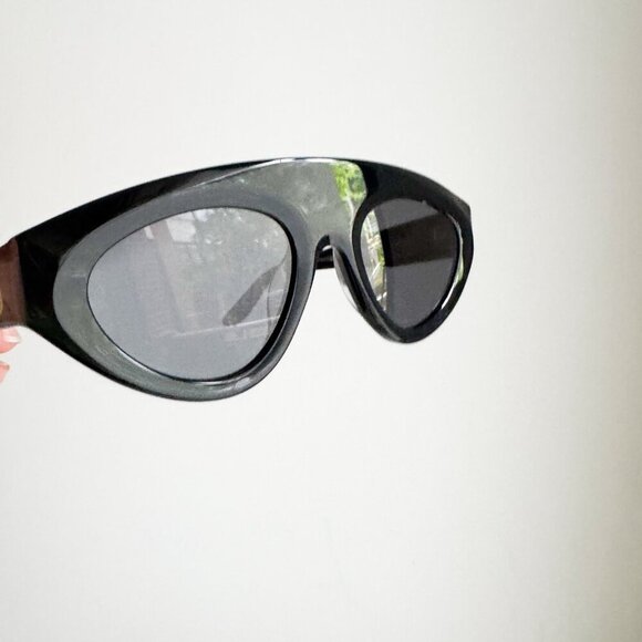 Bohten Pamoja Pride Chunky Black Frame Aviator Sunglasses - Picture 7 of 9